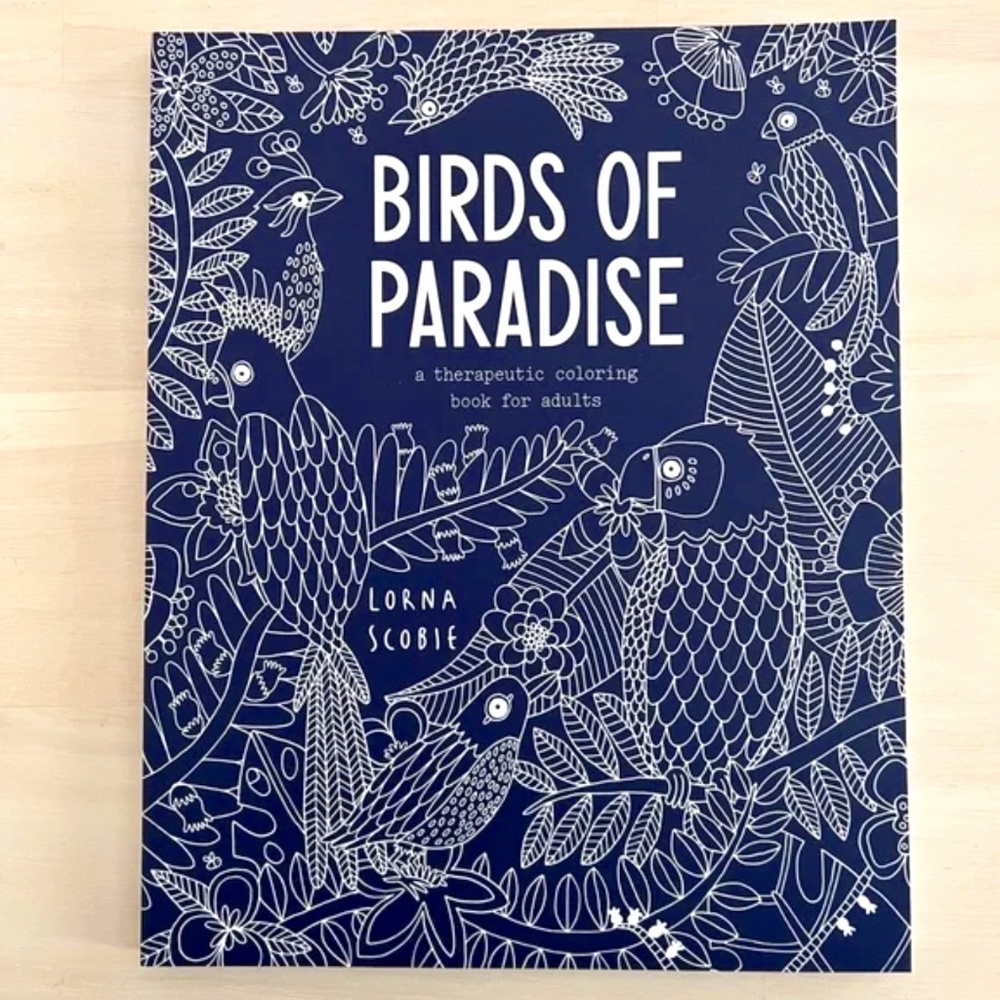 NEW Birds of Paradise Colouring Book